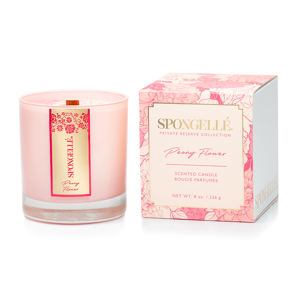 Spongellé Peony Flower | Private Reserve Candle