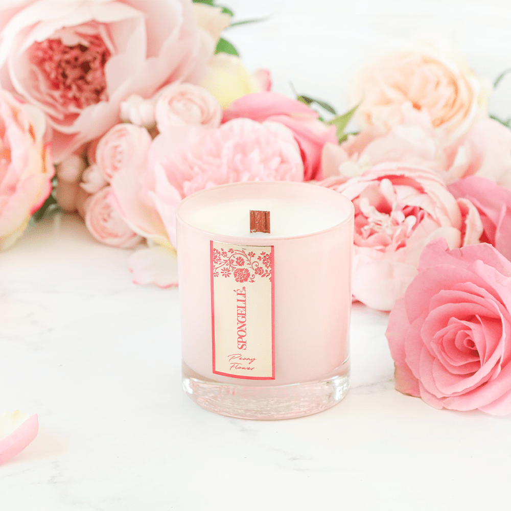 Spongellé Peony Flower | Private Reserve Candle