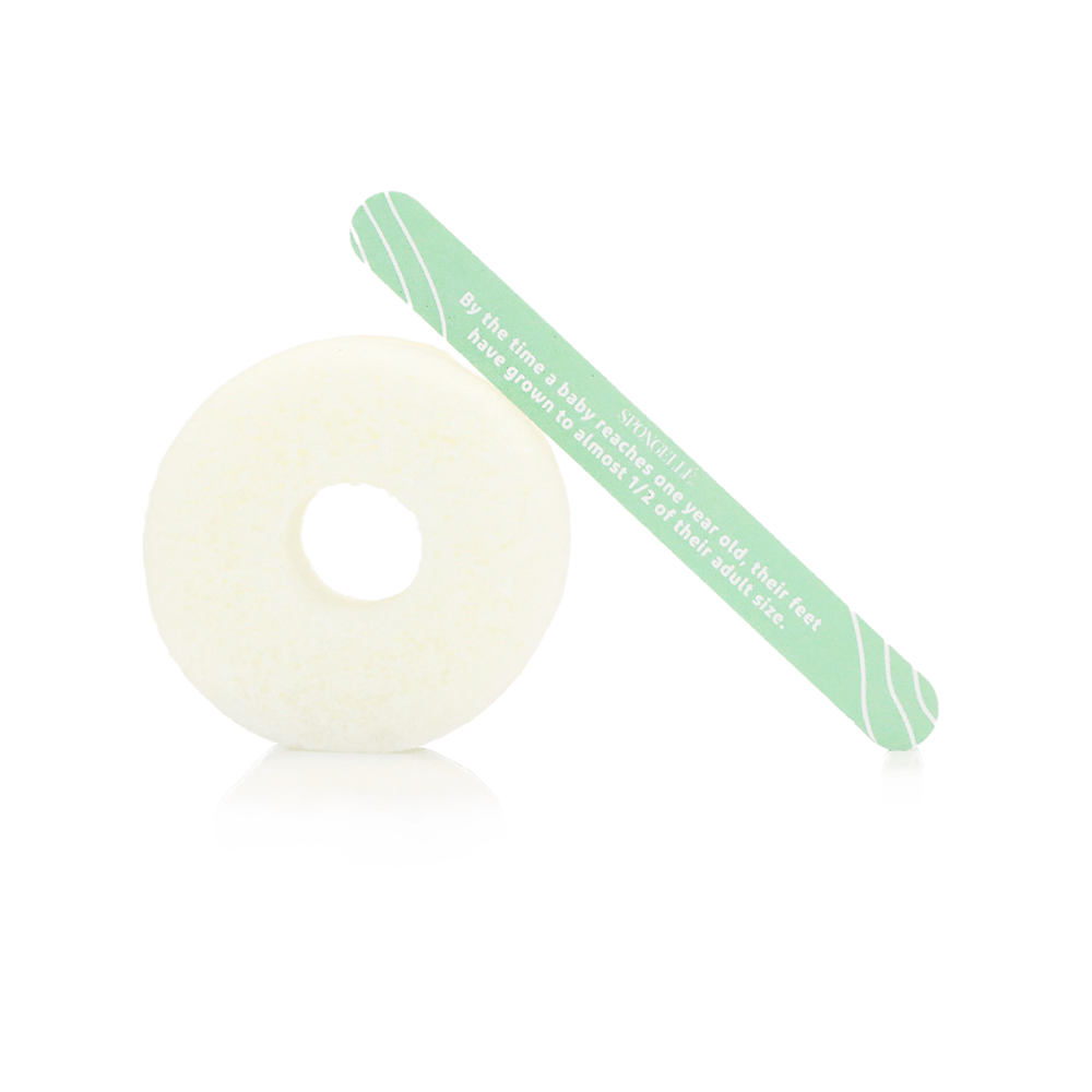 Spongellé Peppermint | PediPOP! Pedi Buffer & Nail File