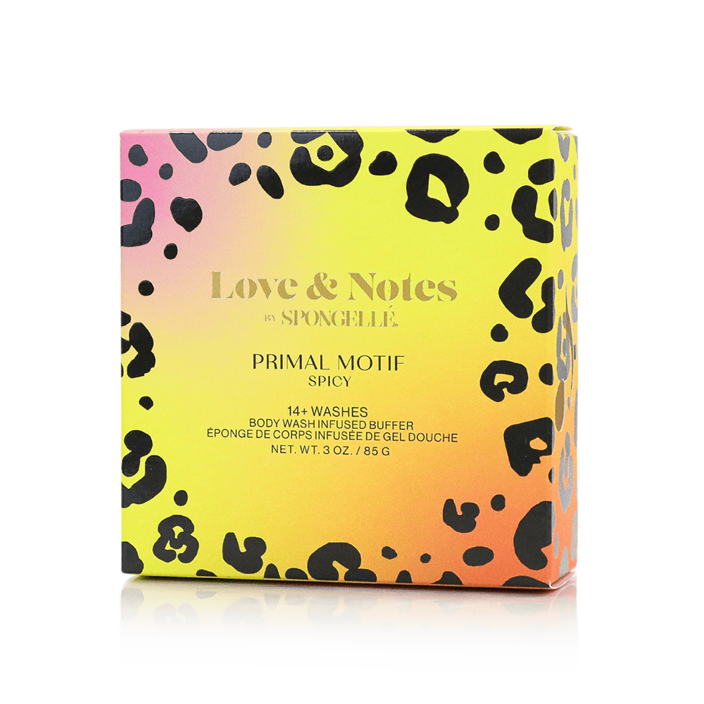 Spongellé Primal Motif | Love & Notes Body Buffer