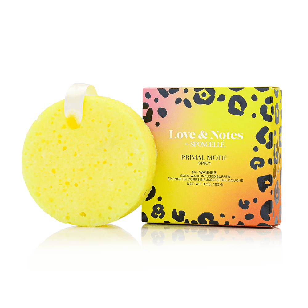 Spongellé Primal Motif | Love & Notes Body Buffer