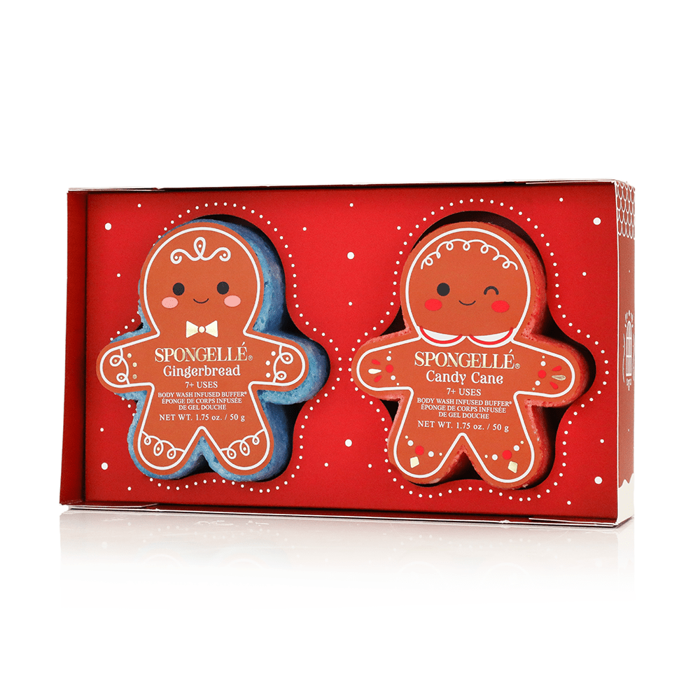 Spongellé Sugar & Spice | Holiday Gingerbread Gift Set