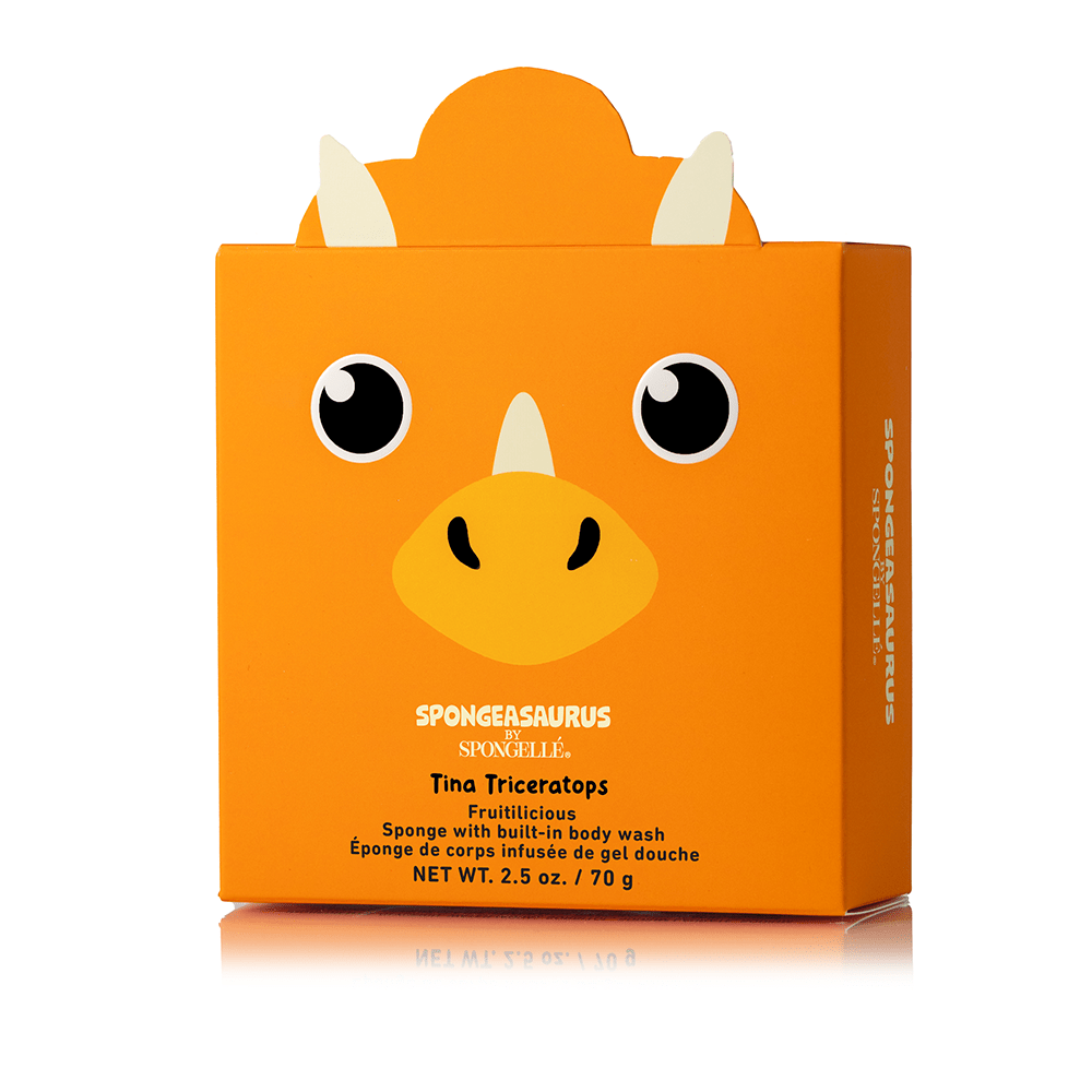 Spongellé Tina Triceratops | Spongeasaurus Dinosaur Buffer