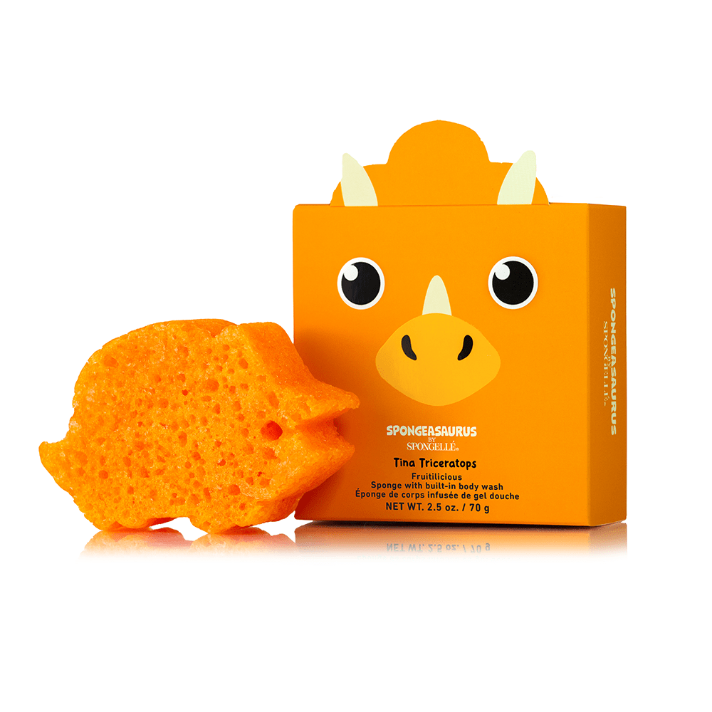 Spongellé Tina Triceratops | Spongeasaurus Dinosaur Buffer