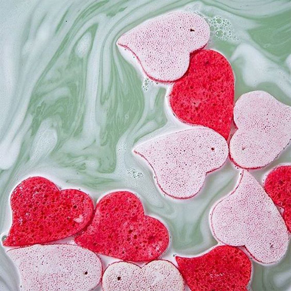 Spongellé You Have My Heart on a String: Boxed Heart Shaped Sponge