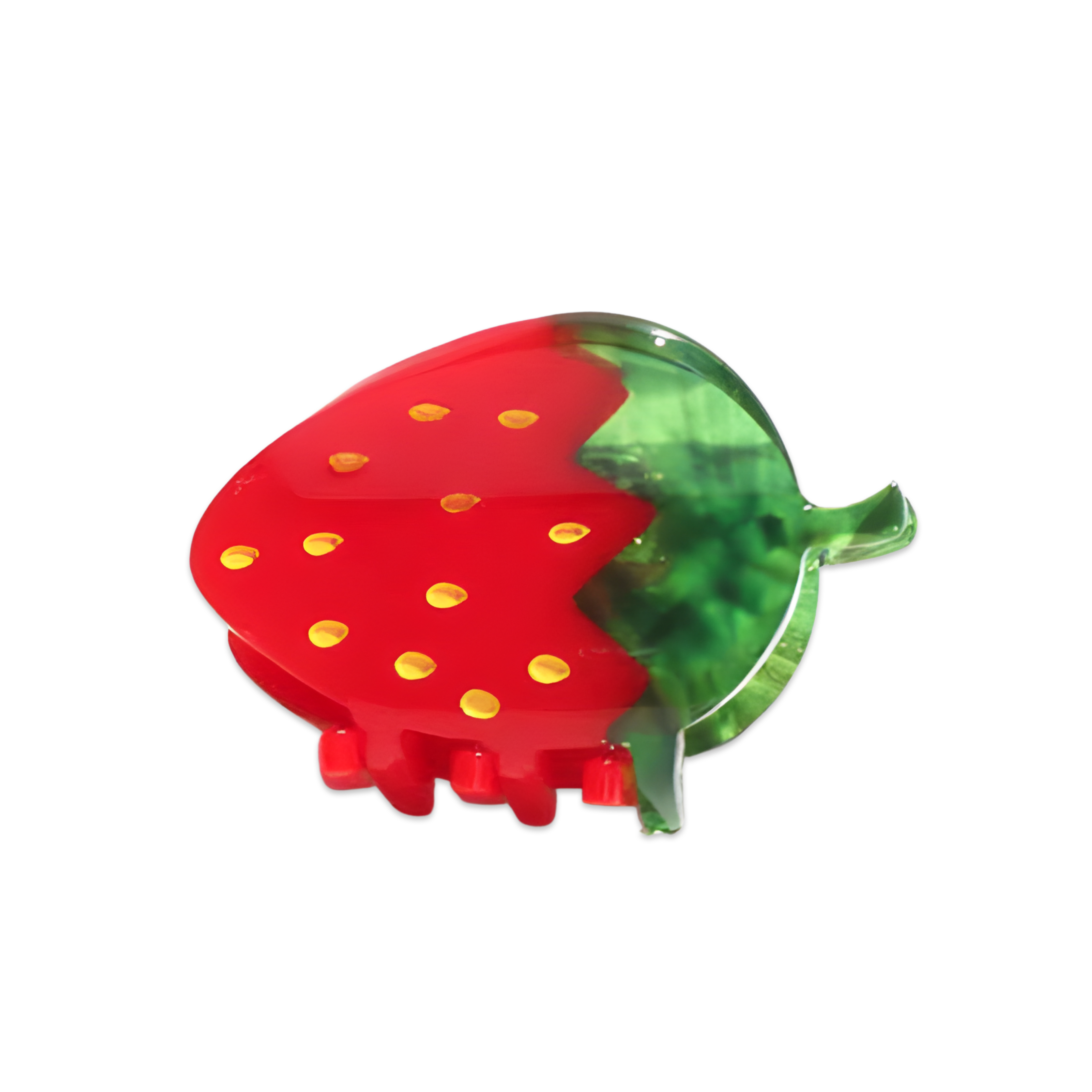 Midi Red Strawberry Hair Claw Clip