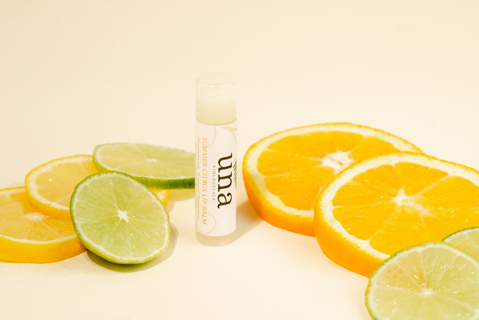 Bálsamo labial orgánico Summer Citrus | Cuidado facial | Cuidado de la piel Una Biologicals