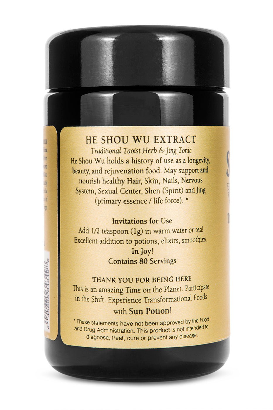 Sun PotionHe Shou Wu (Wildcrafted) - M.S Skincare