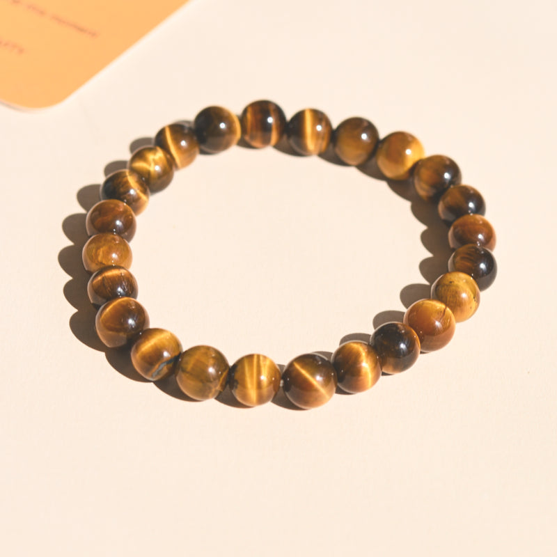 Tiger’s Eye Bracelet - COURAGE + JOY