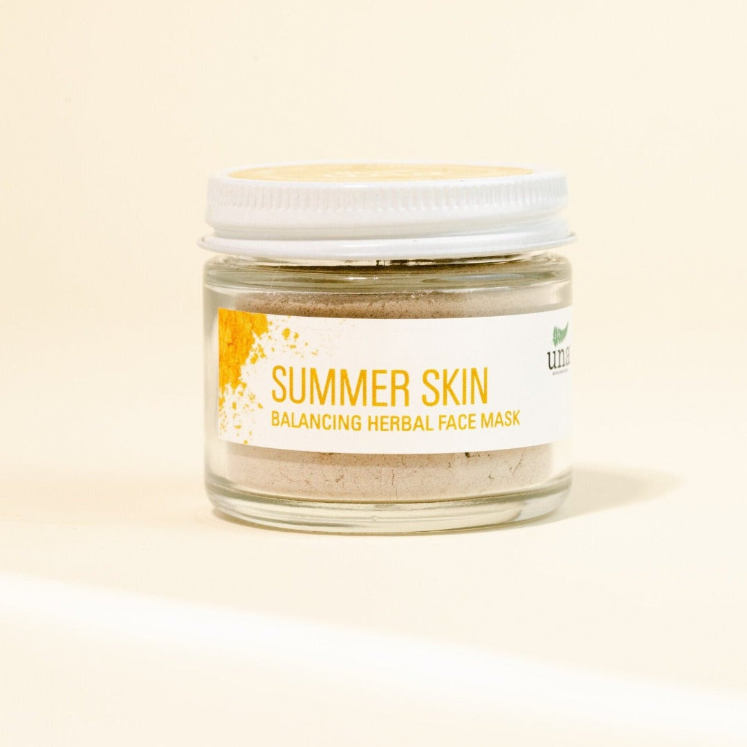 Summer Skin Balancing Herbal Face Mask | Face Care | Una Biologicals Skin Care