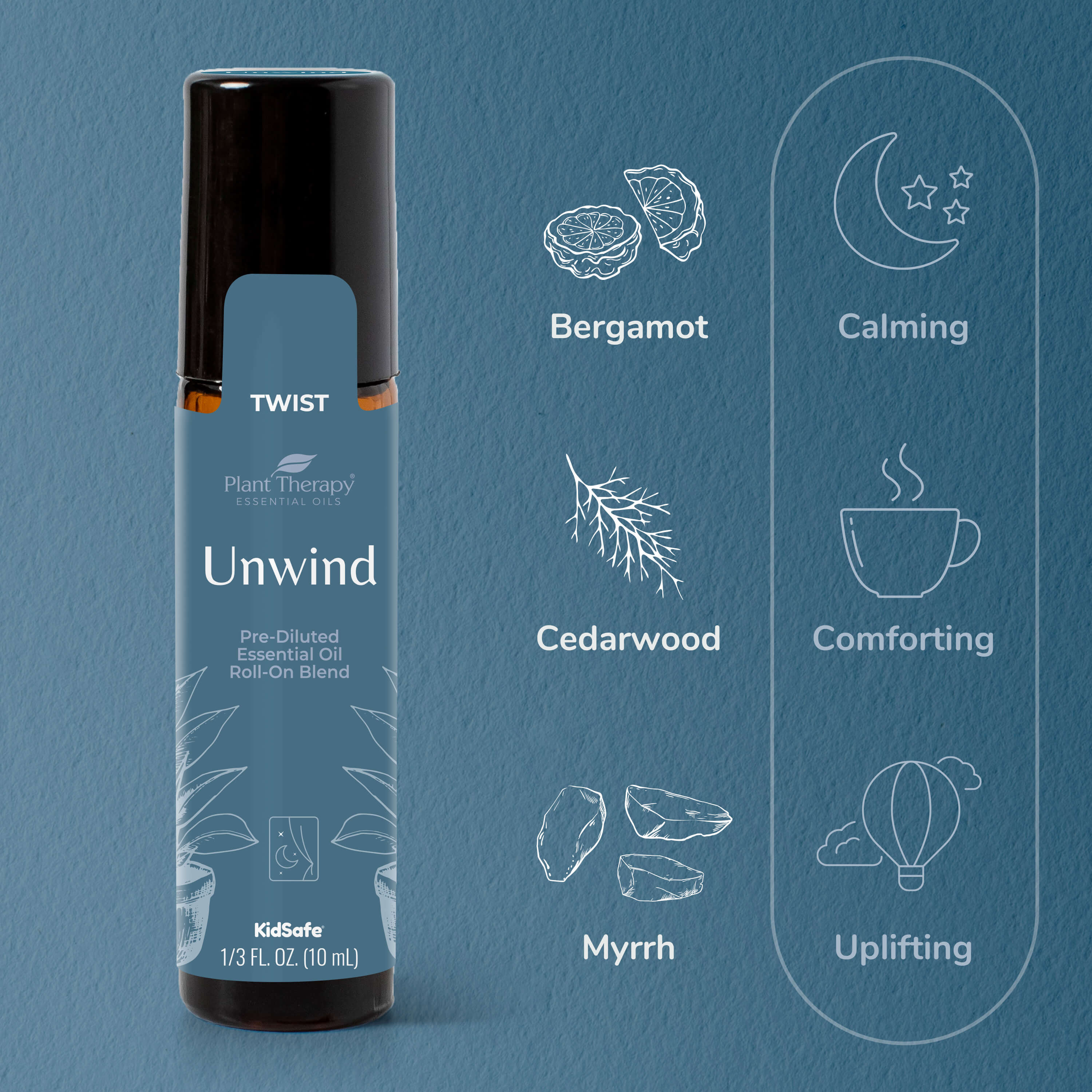 Roll-On de aceite esencial prediluido Unwind