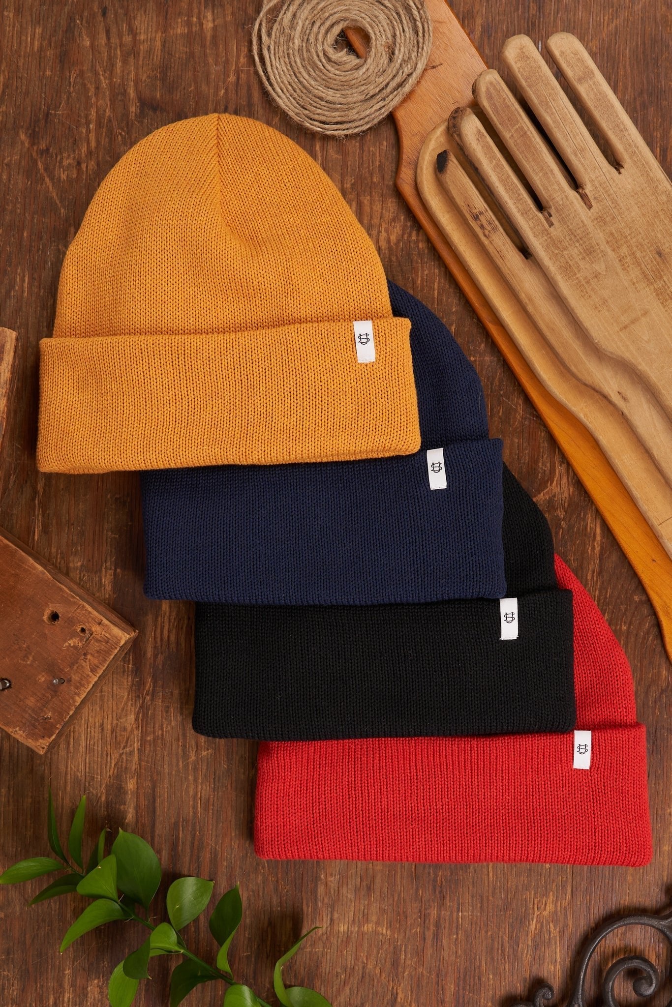 UPSTATE STOCK Calabaza Easy Fit Upcycled Cotton Beanie - S/M and L/XL