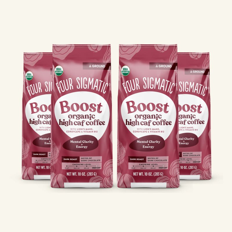 US Four Sigmatic Boost High Caf Ground Coffee