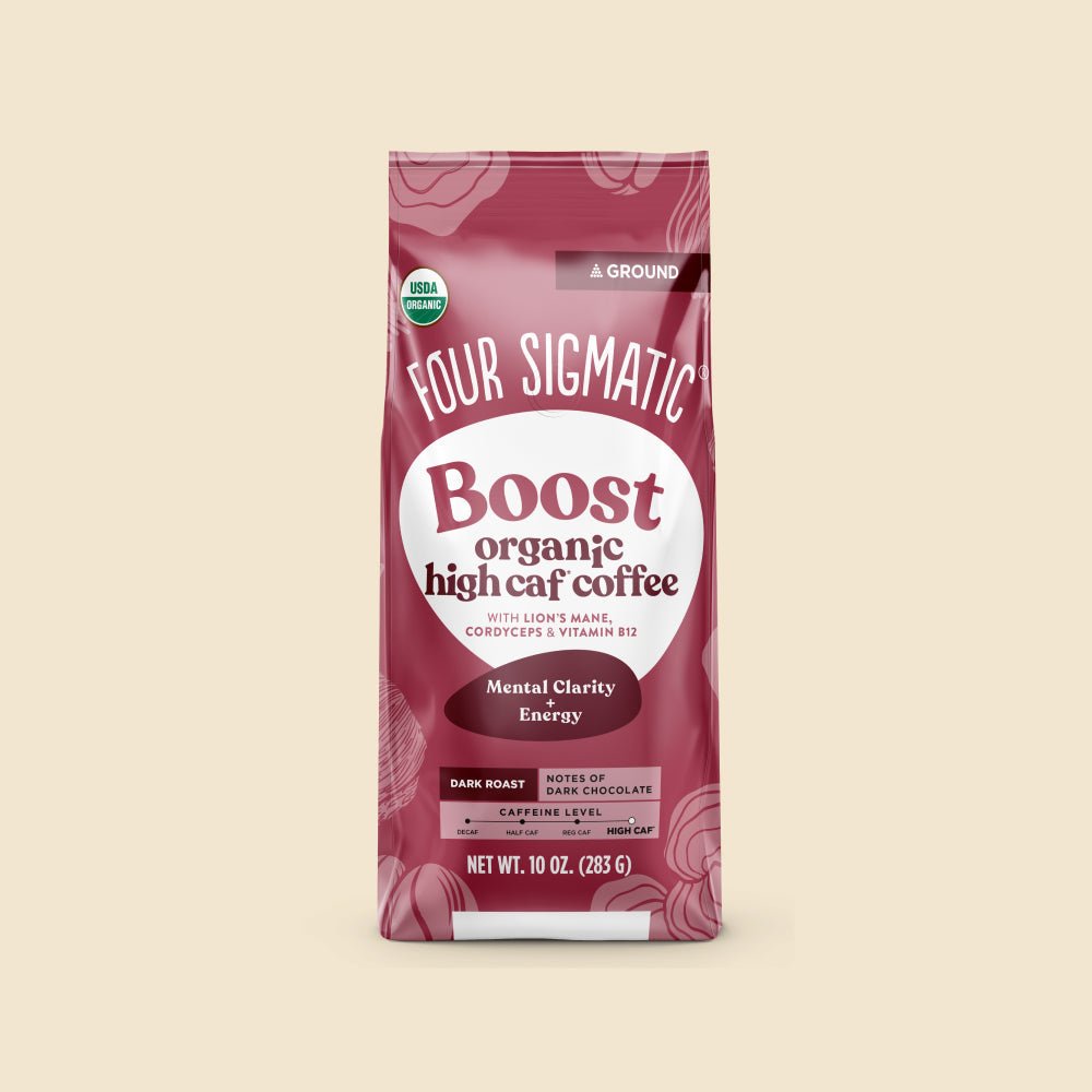 US Four Sigmatic Boost High Caf Ground Coffee