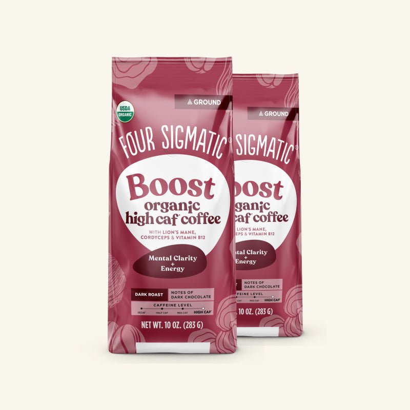 US Four Sigmatic Boost High Caf Ground Coffee