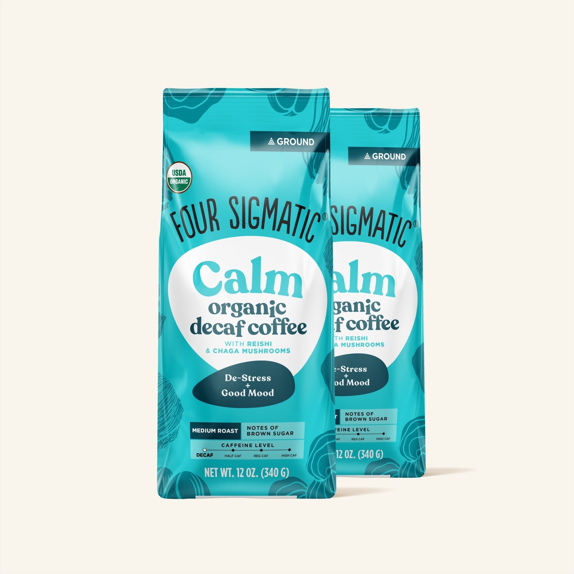 US Four SigmaticCalm Decaf Ground Coffee Bag - M.S Skincare