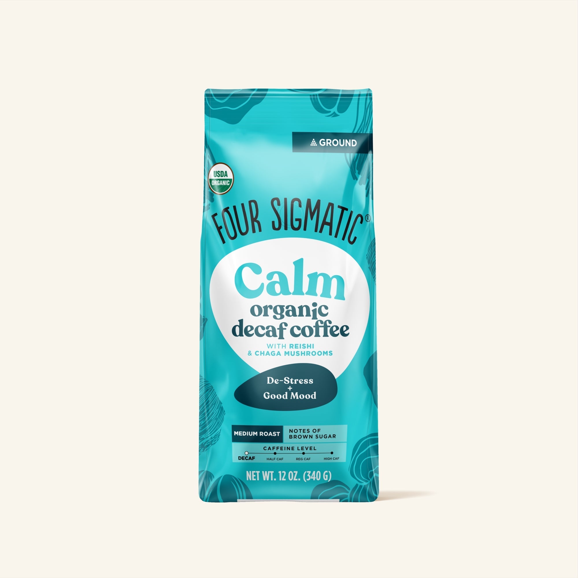 US Four SigmaticCalm Decaf Ground Coffee Bag - M.S Skincare