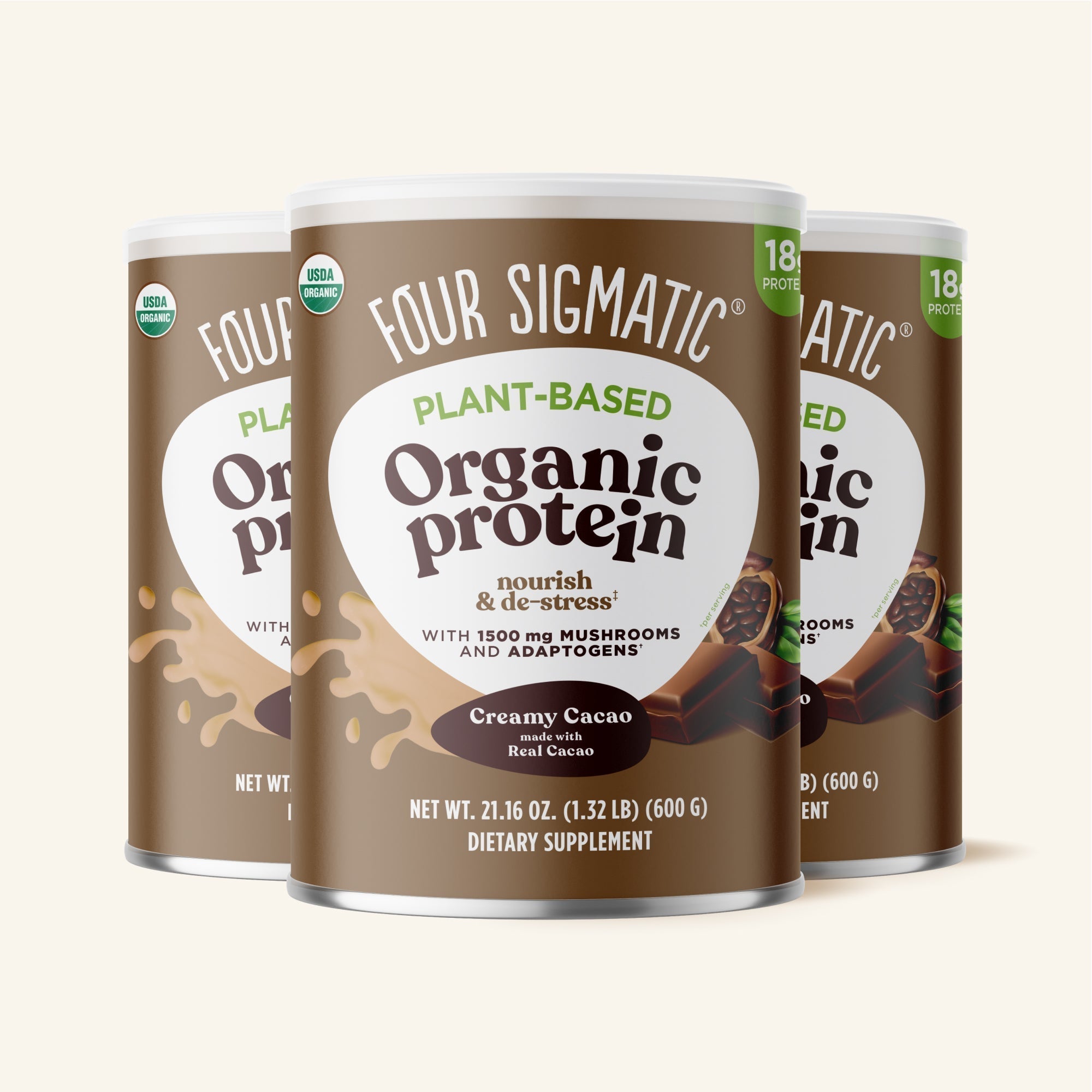 US Four SigmaticCreamy Cacao Plant - based Protein - M.S Skincare