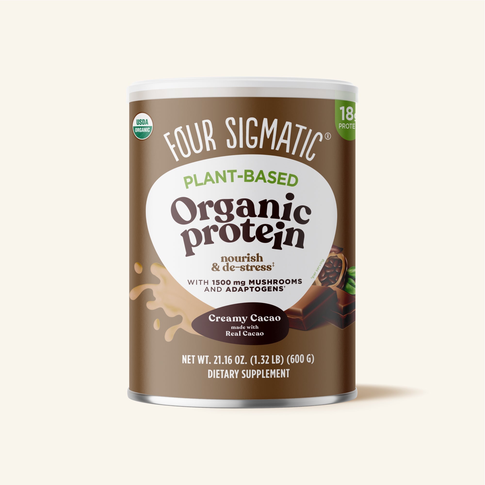 US Four SigmaticCreamy Cacao Plant - based Protein - M.S Skincare