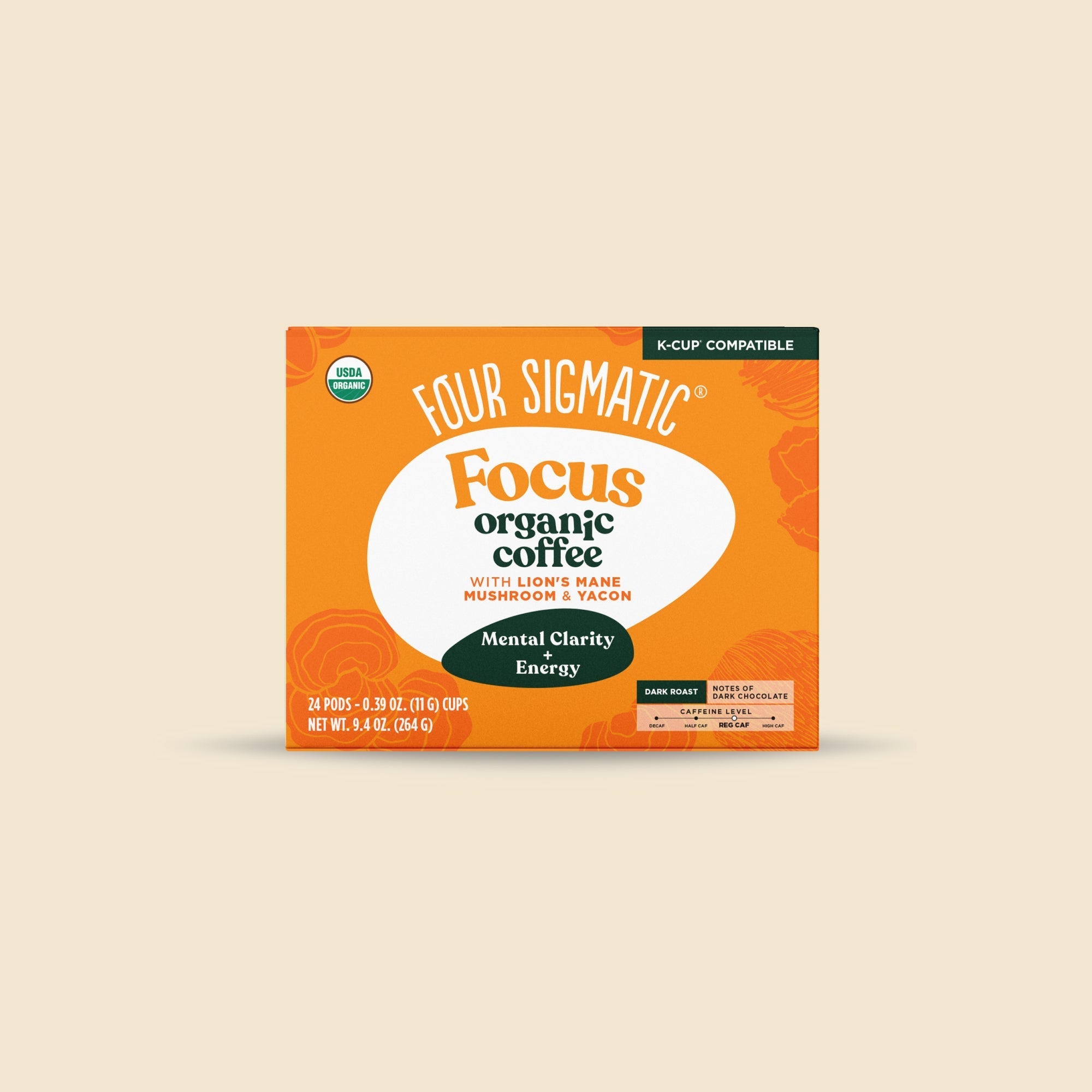 US Four Sigmatic Focus Coffee Pods (24ct)