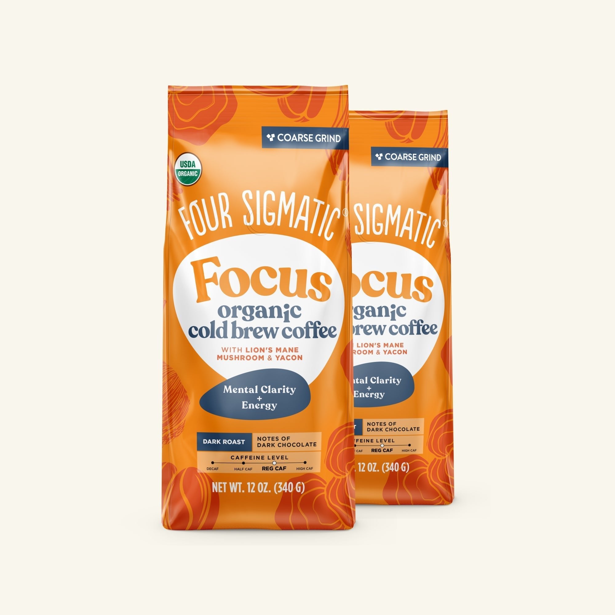 US Four Sigmatic Focus Cold Brew Ground Coffee Bag