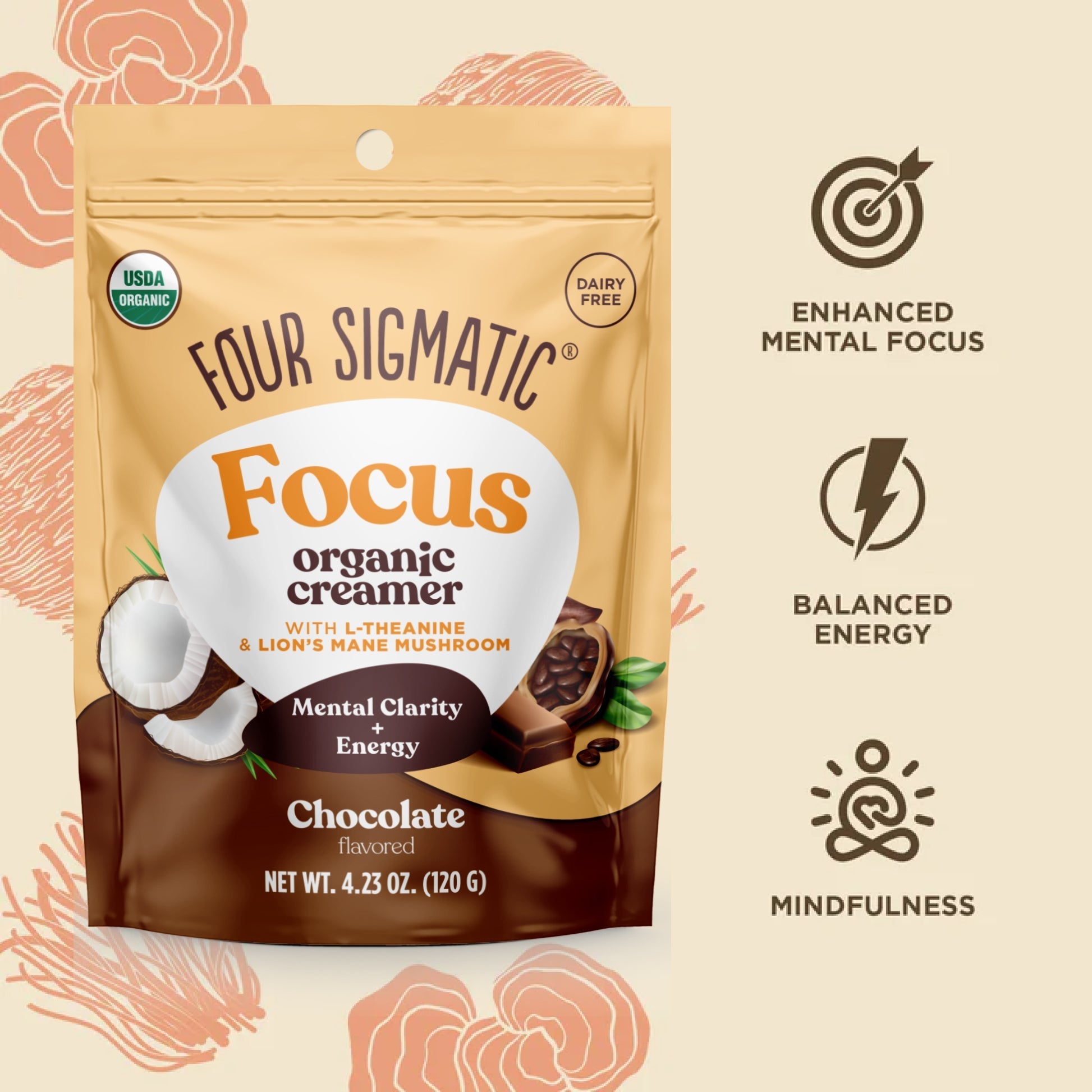 US Four Sigmatic Focus Creamer – Chocolate