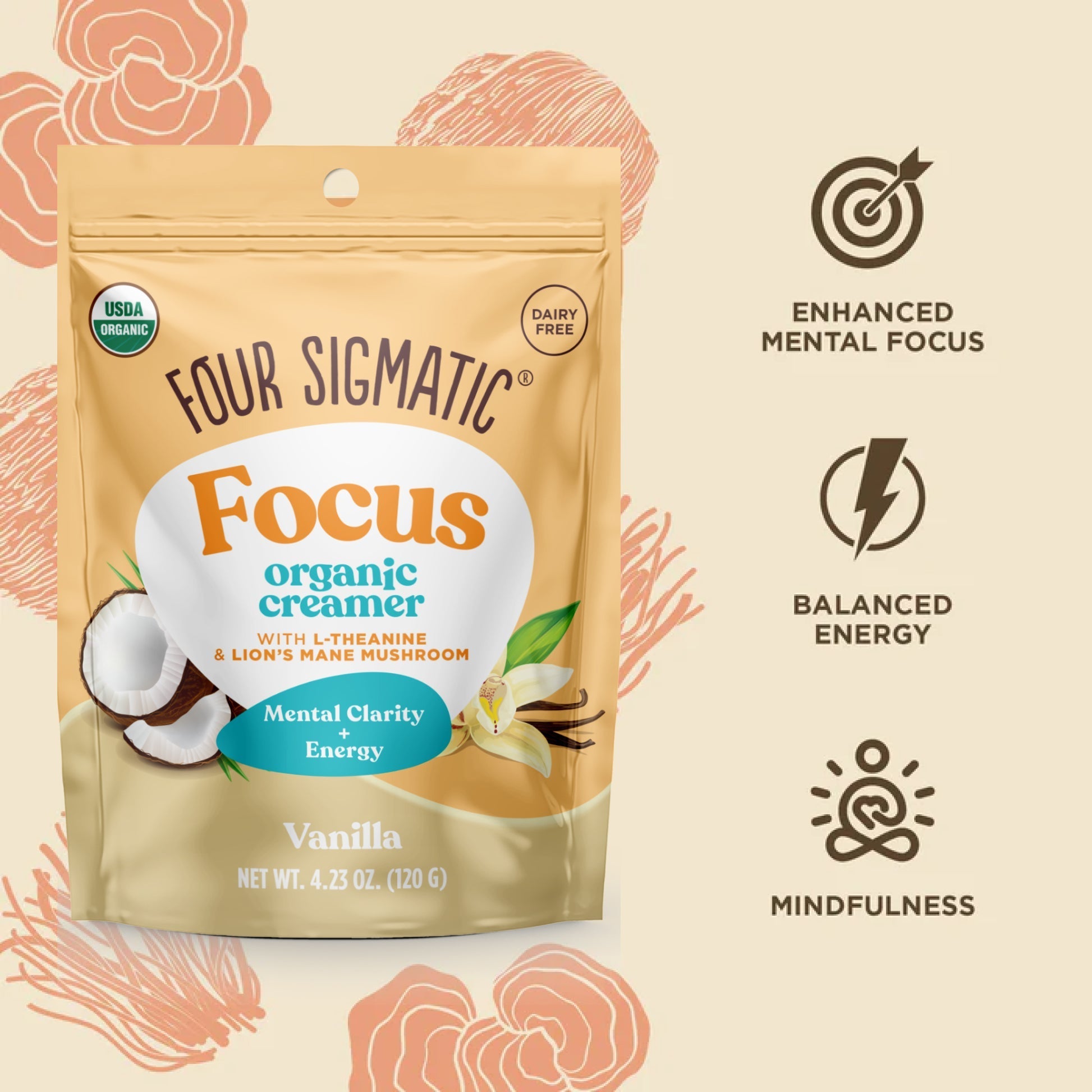 US Four Sigmatic Focus Creamer – Vanilla