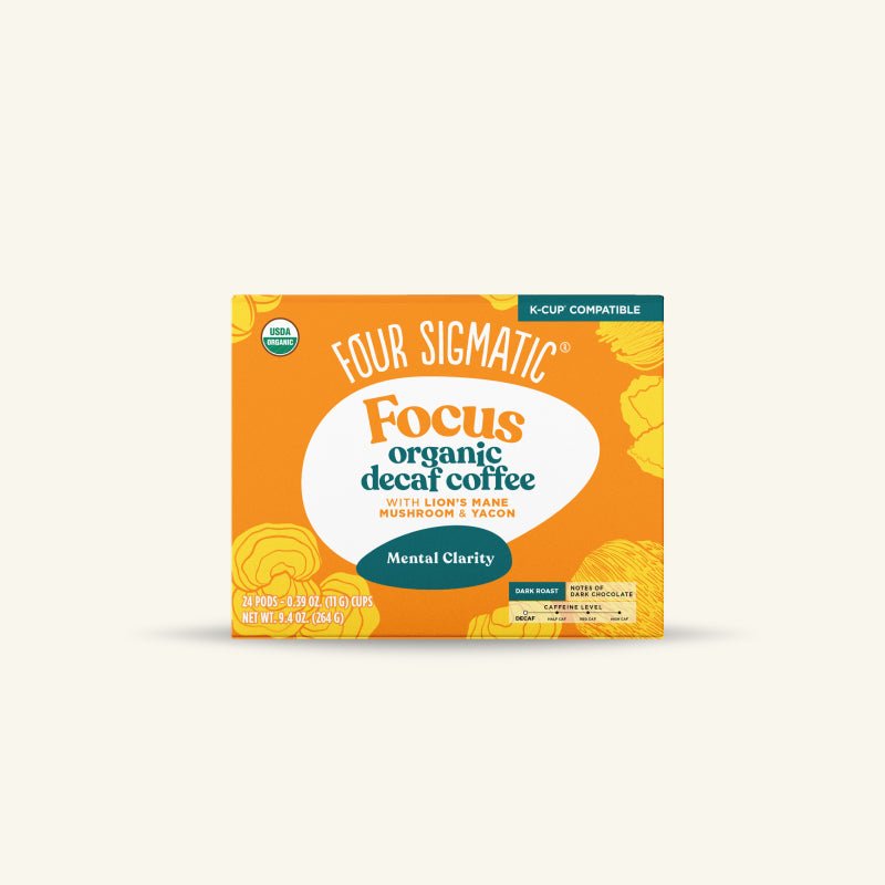 US Four Sigmatic Focus Decaf Coffee Pods (24ct)