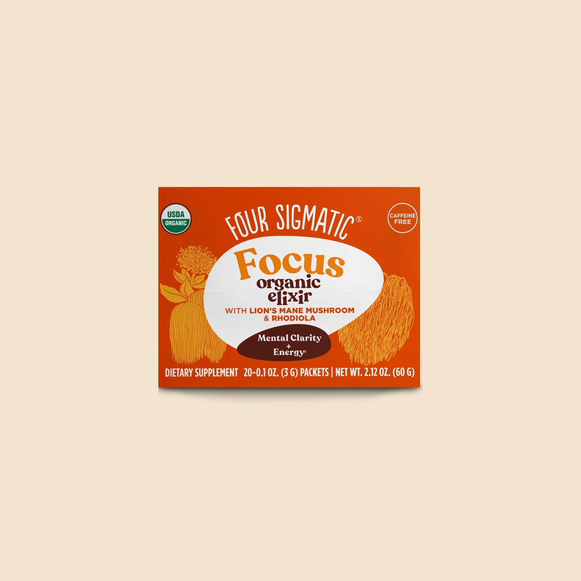 US Four Sigmatic Focus Elixir, Packets