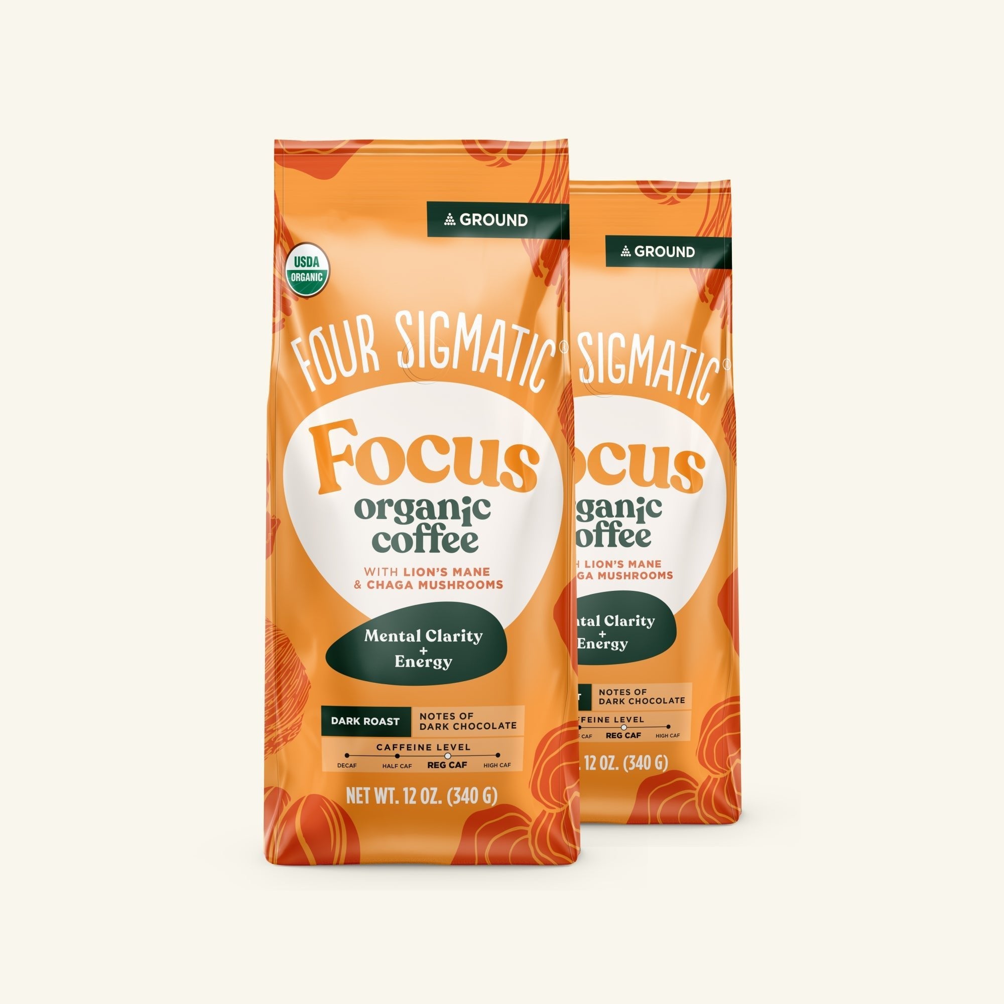 US Four Sigmatic Focus Ground Coffee Bag