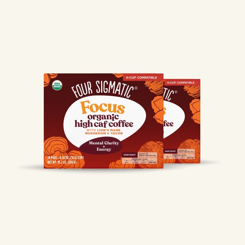 US Four Sigmatic Focus High Caf Coffee Pods (24ct)