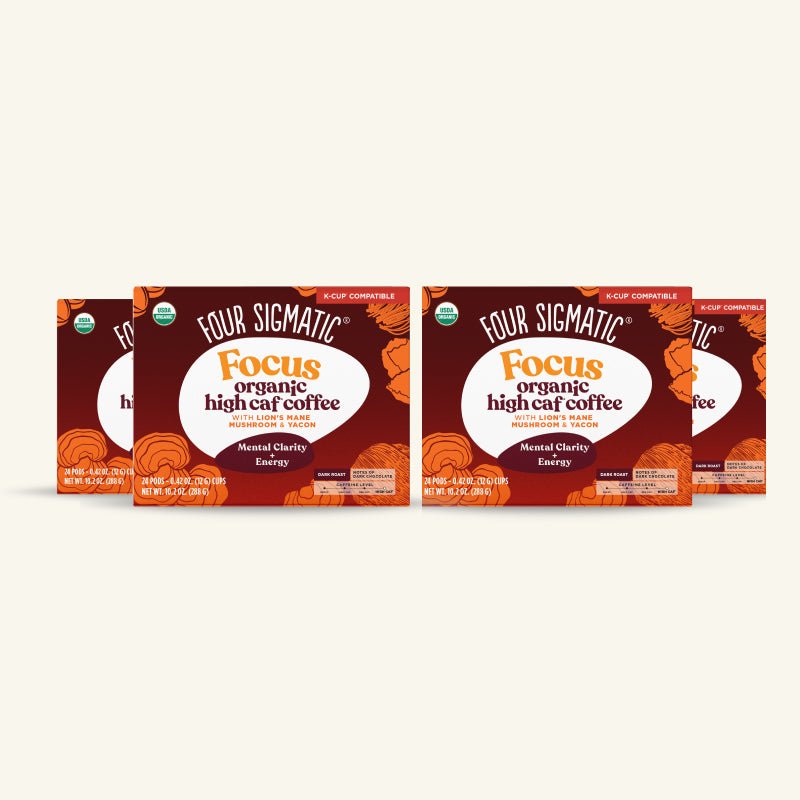 US Four Sigmatic Focus High Caf Coffee Pods (24ct)