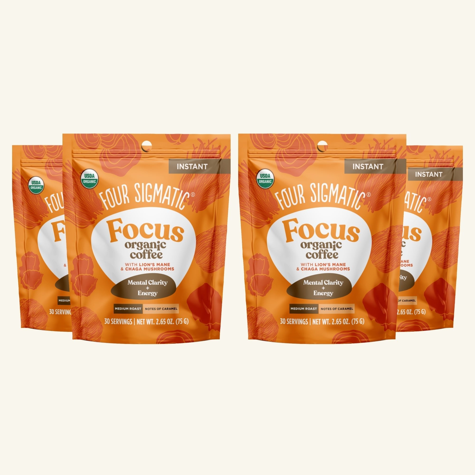 US Four Sigmatic Focus Instant Coffee Multiserve