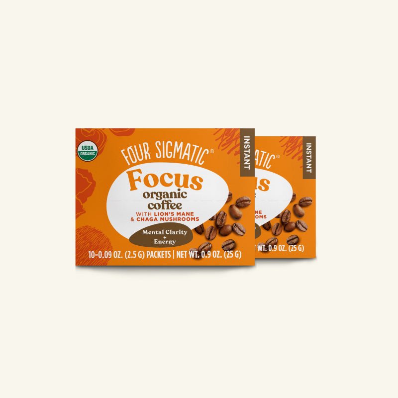 US Four Sigmatic Focus Instant Coffee, Packets