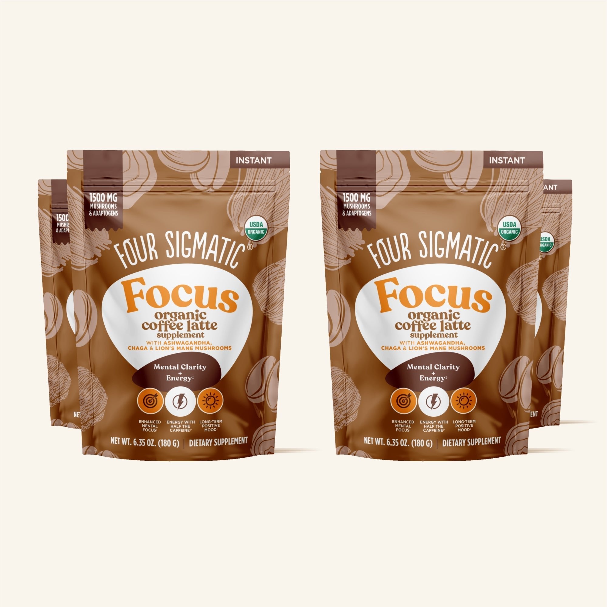 US Four SigmaticFocus Organic Coffee Latte - M.S Skincare