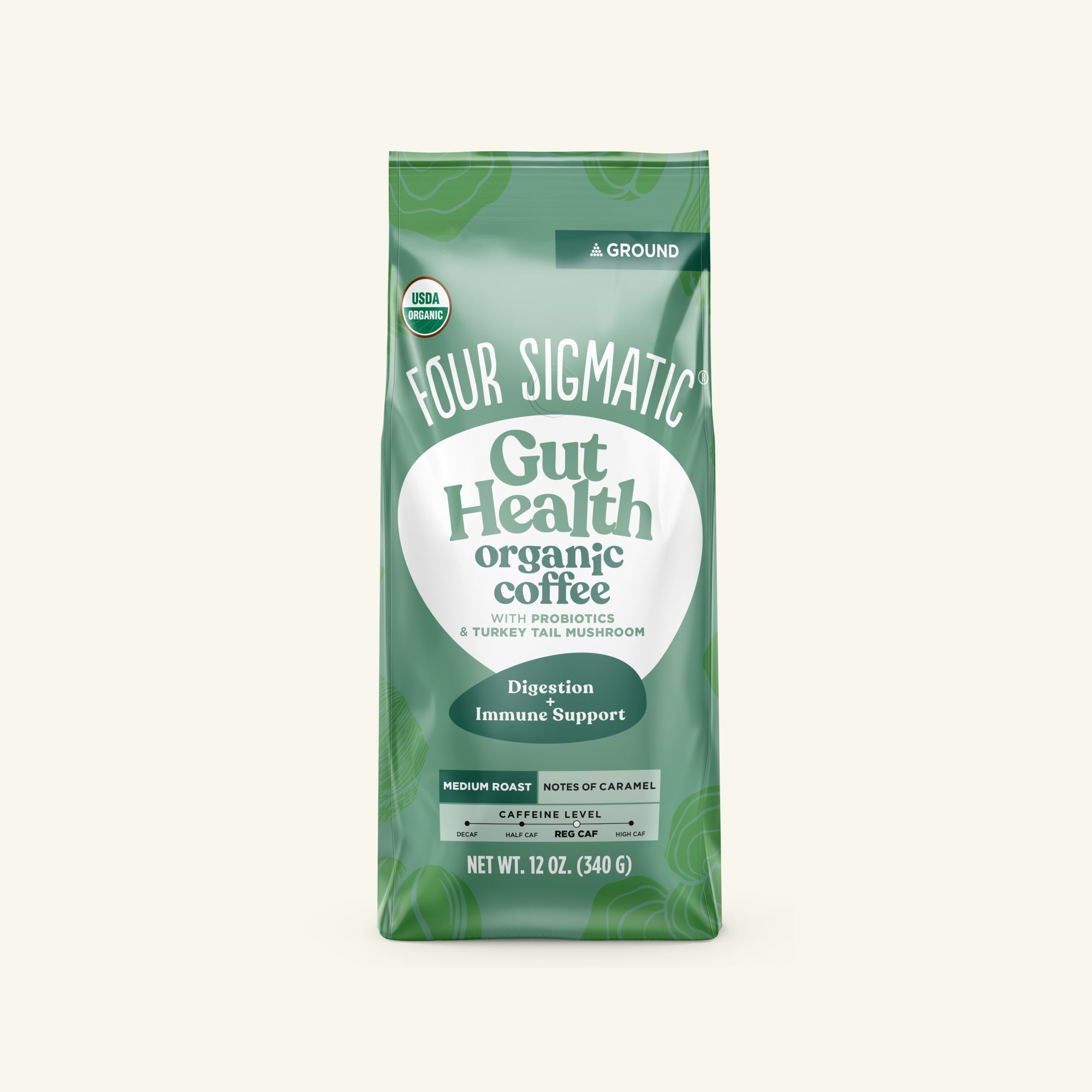 US Four Sigmatic Gut Health Ground Coffee Bag