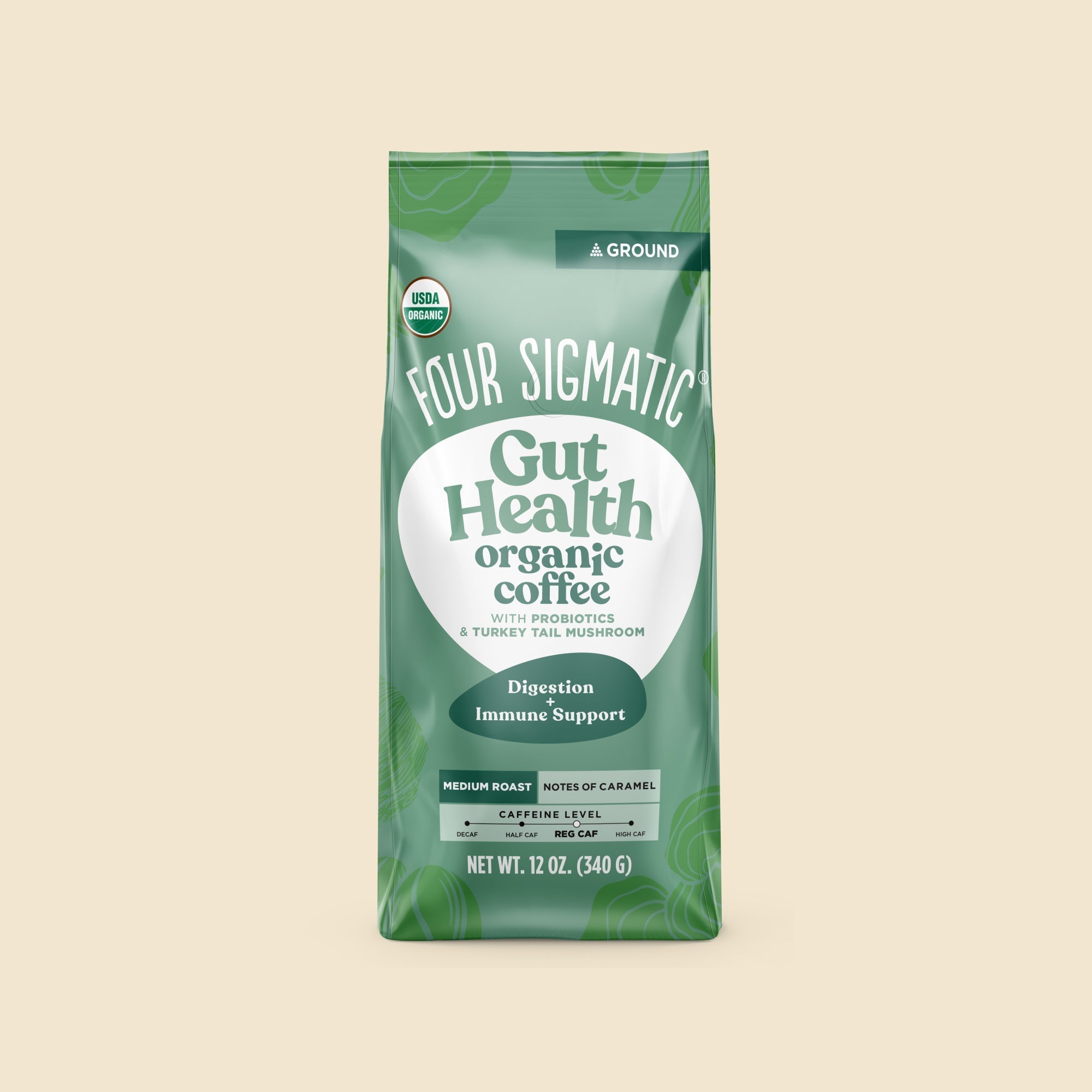 US Four Sigmatic Gut Health Ground Coffee Bag