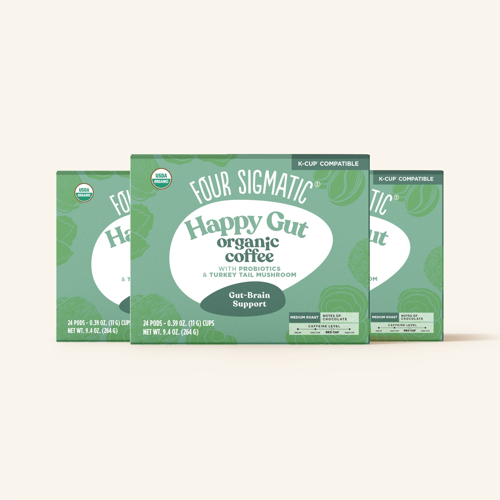 US Four SigmaticHappy Gut Coffee Pods Box - 24 count - M.S Skincare