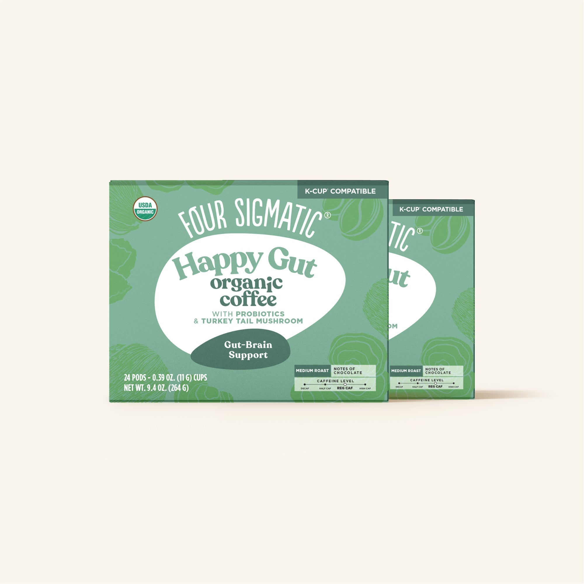 US Four SigmaticHappy Gut Coffee Pods Box - 24 count - M.S Skincare