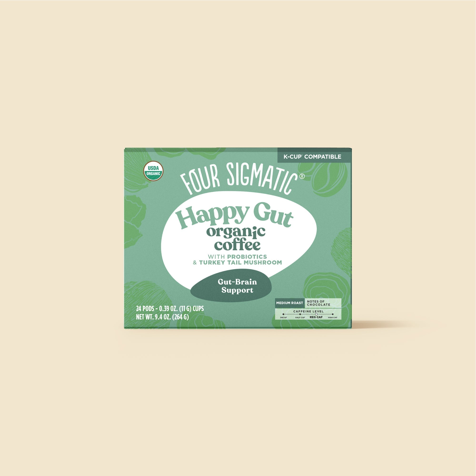 US Four SigmaticHappy Gut Coffee Pods Box - 24 count - M.S Skincare