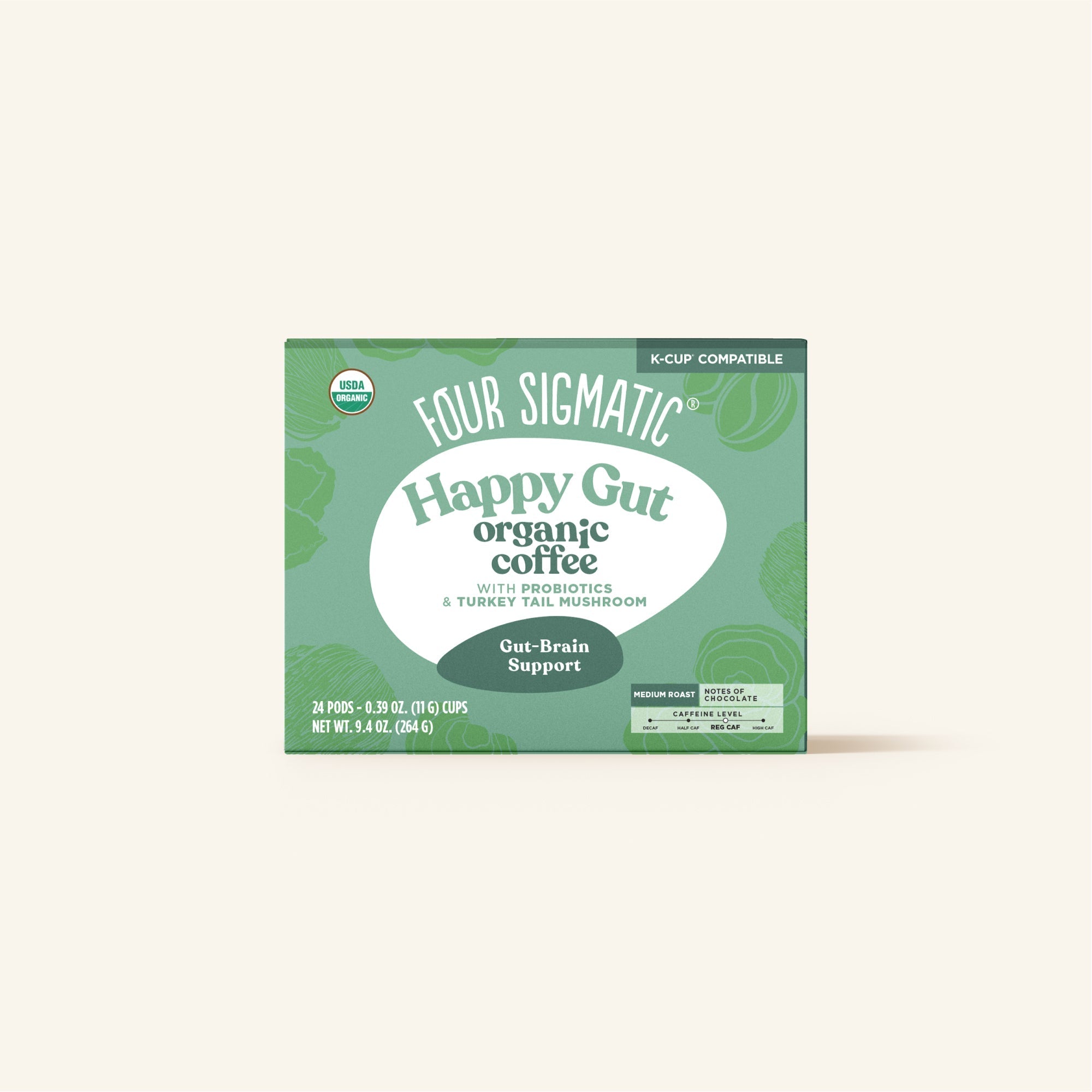 US Four SigmaticHappy Gut Coffee Pods Box - 24 count - M.S Skincare