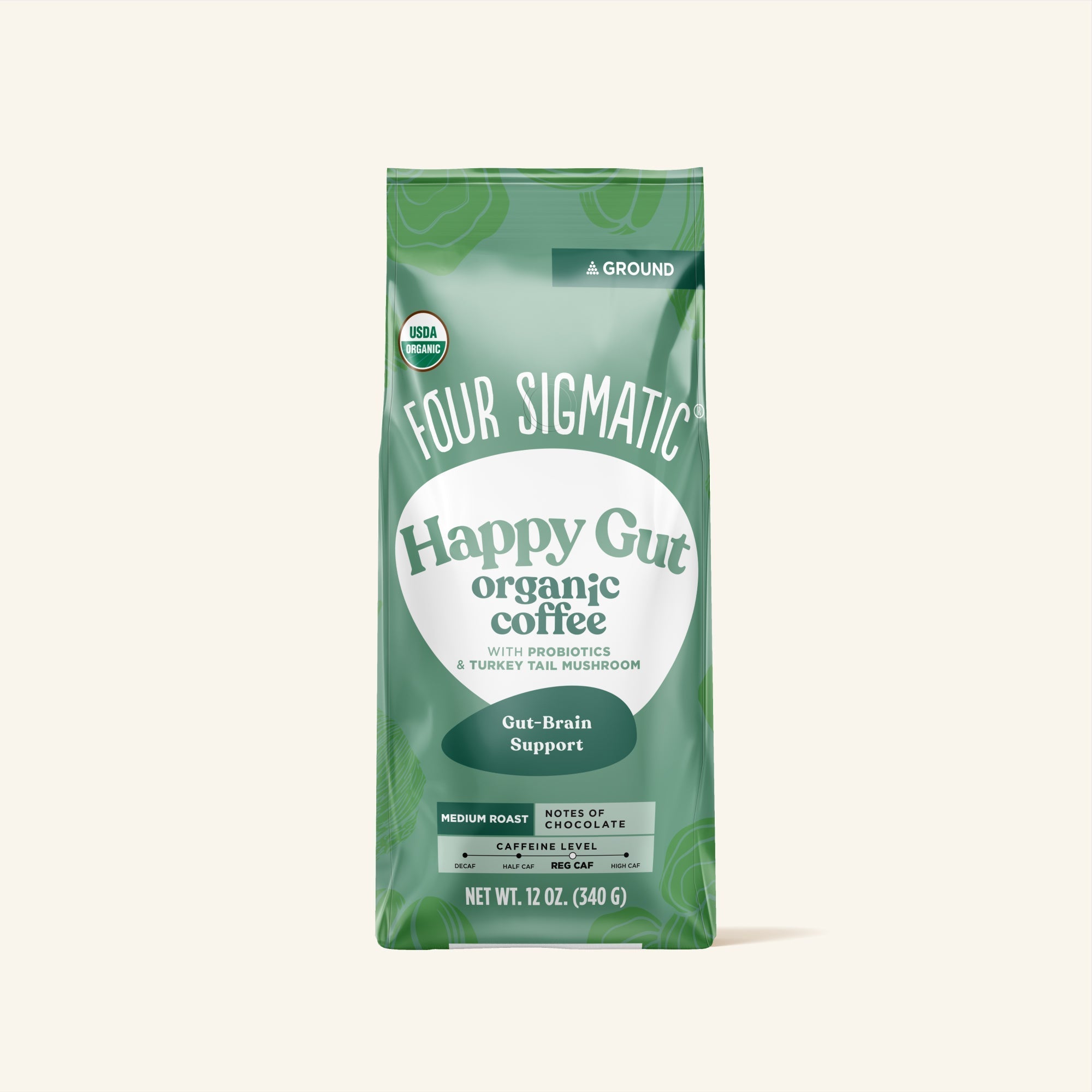 US Four SigmaticHappy Gut Ground Coffee Bag - M.S Skincare