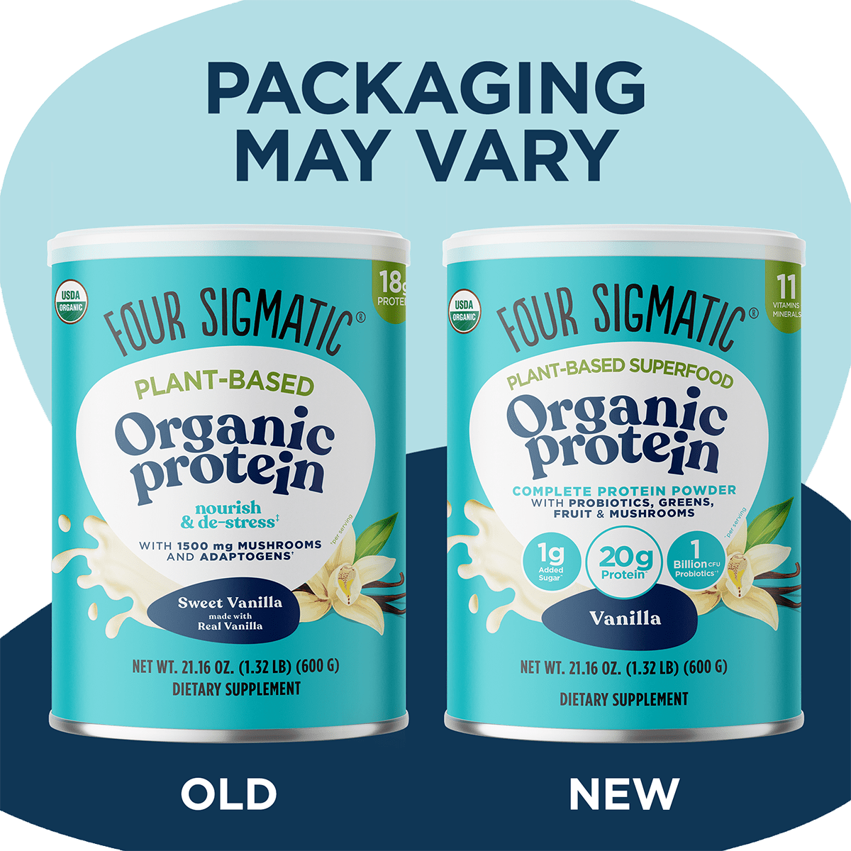 US Four Sigmatic Organic Plant - Based Protein – Vanilla