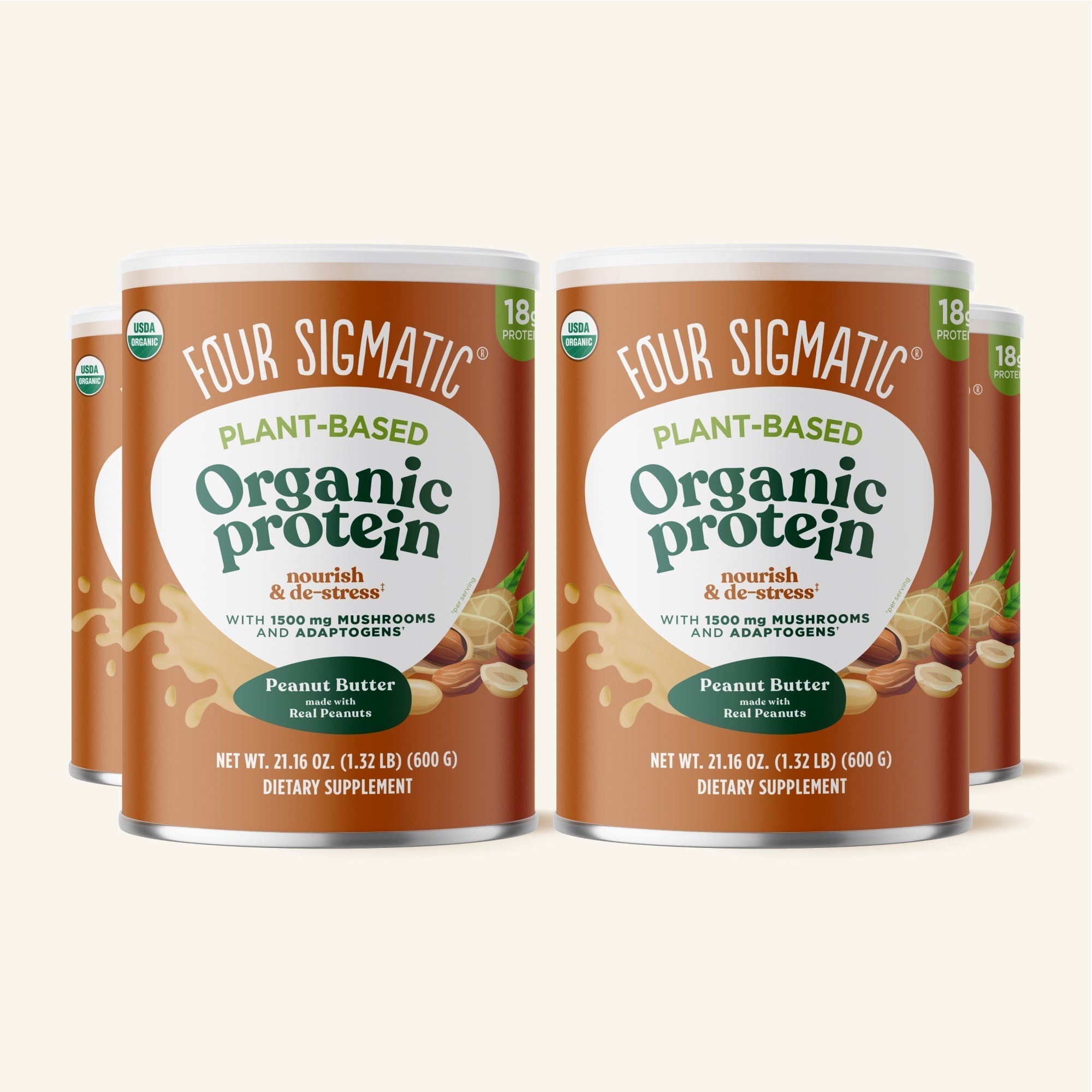 US Four SigmaticPeanut Butter Plant - based Protein - M.S Skincare