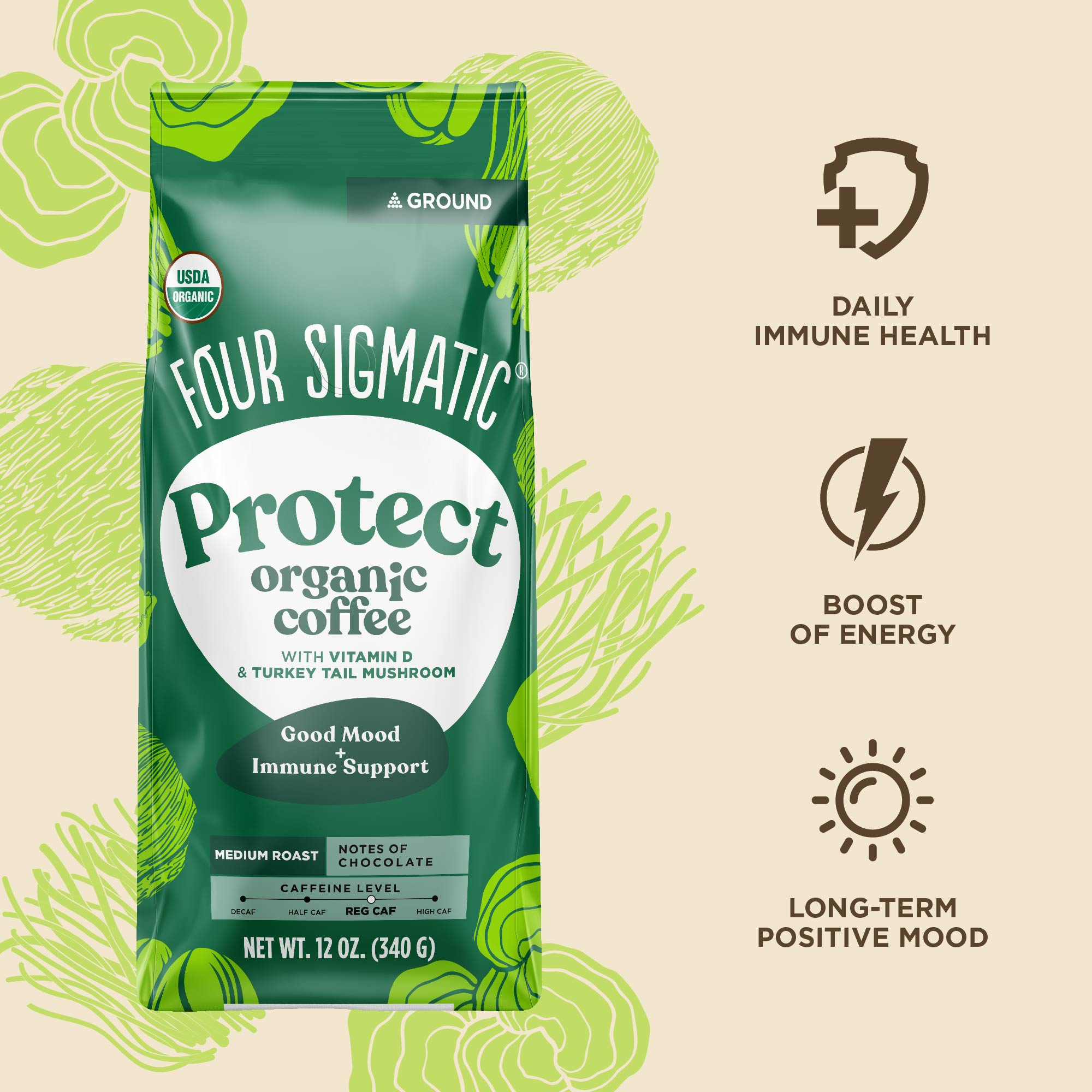 US Four SigmaticProtect Ground Coffee Bag - M.S Skincare