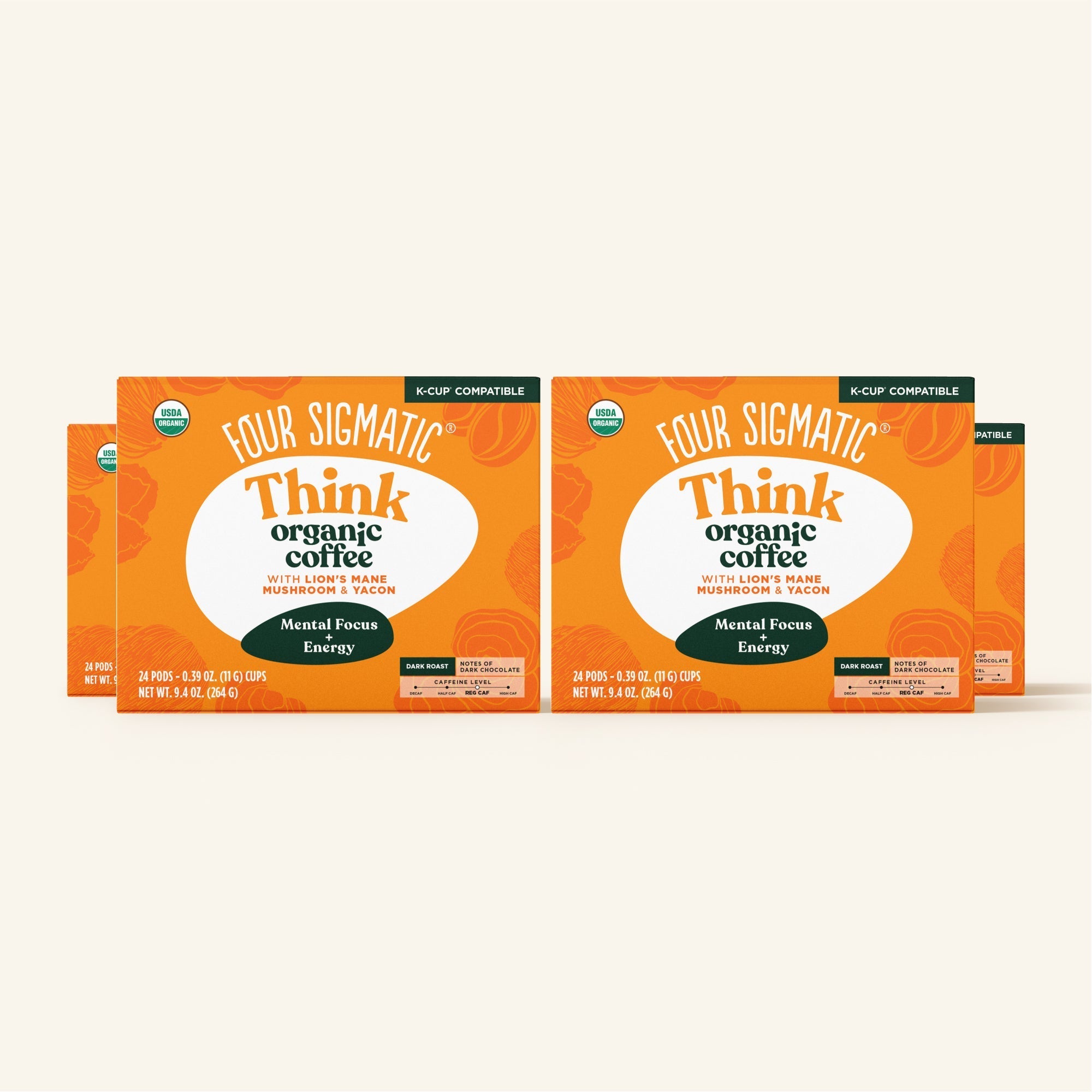 US Four SigmaticThink Coffee Pods Box - 24 count - M.S Skincare