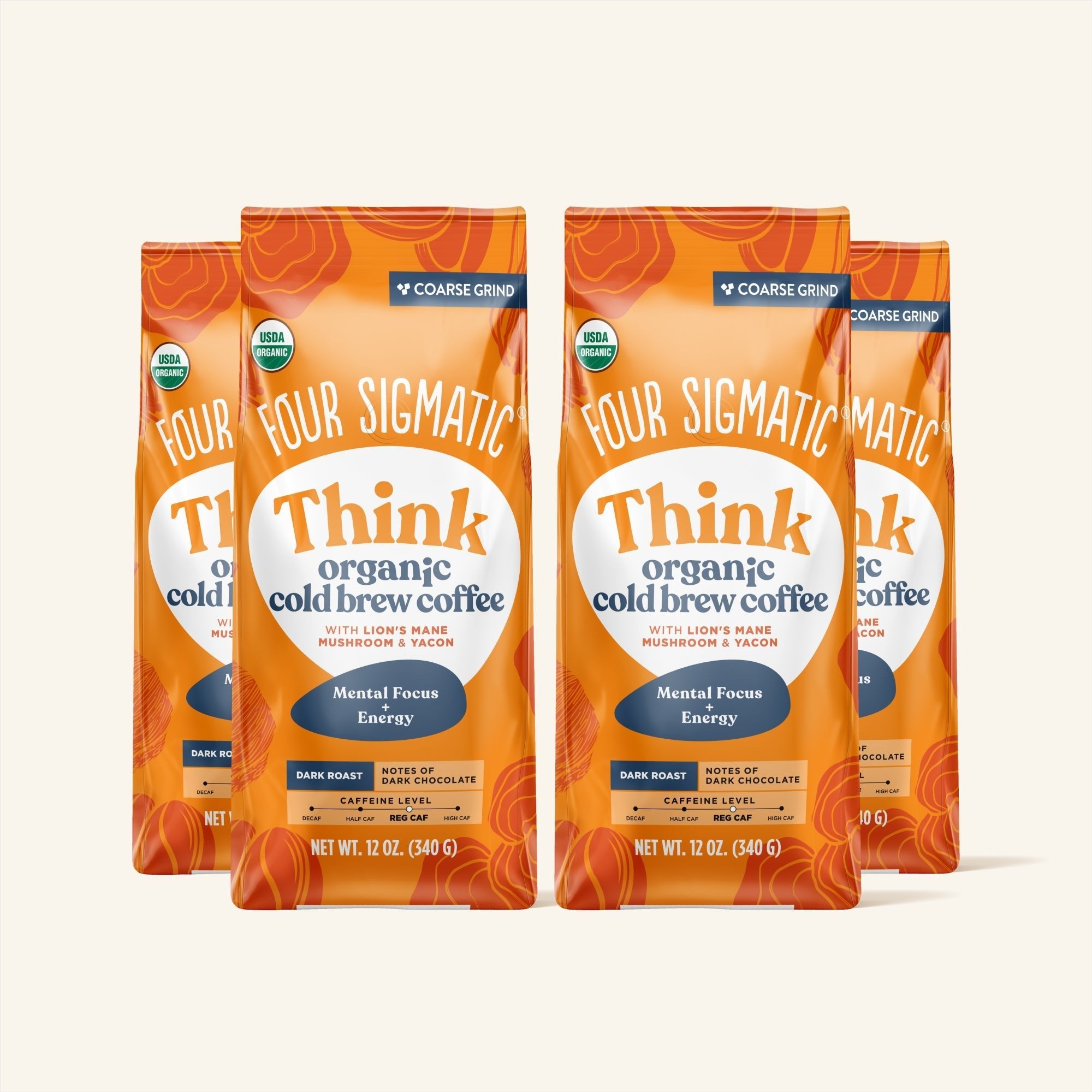 US Four SigmaticThink Cold Brew Ground Coffee Bag - M.S Skincare