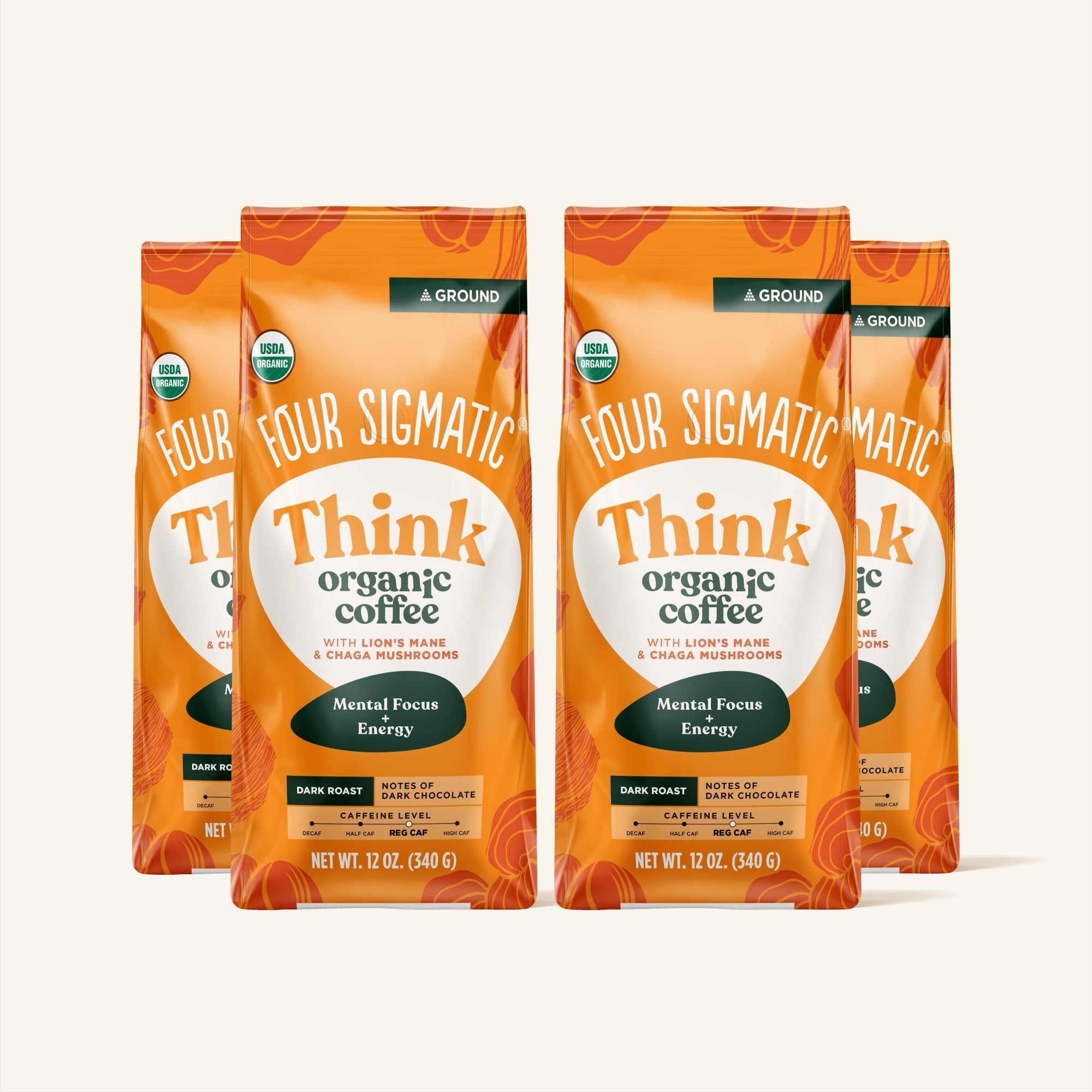 US Four SigmaticThink Ground Coffee Bag - M.S Skincare