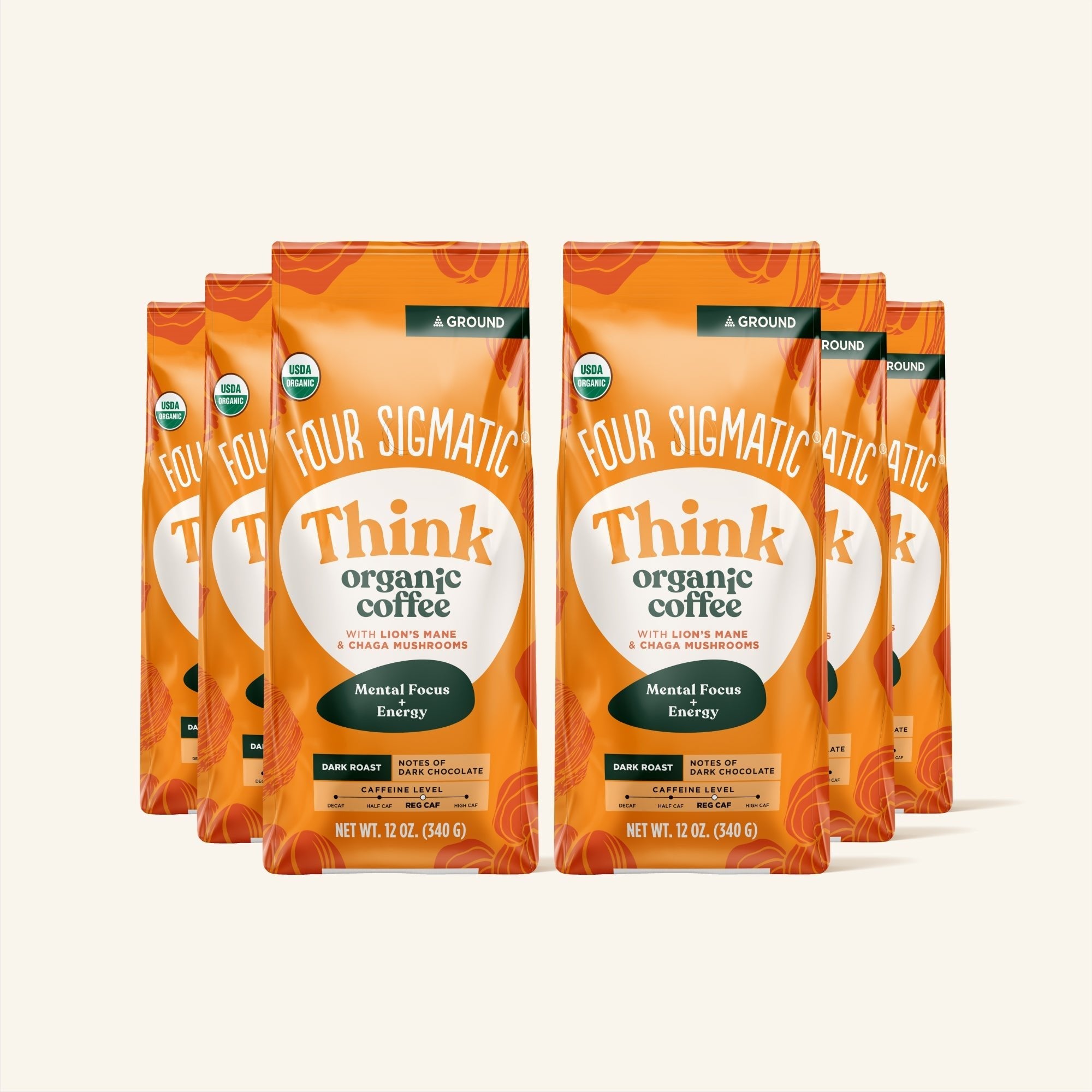 US Four SigmaticThink Ground Coffee Bag - M.S Skincare