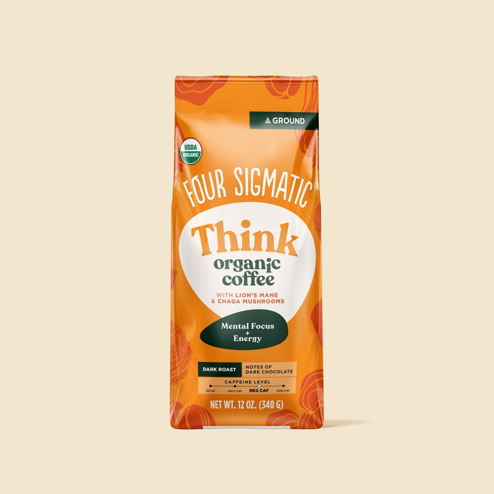 US Four SigmaticThink Ground Coffee Bag - M.S Skincare